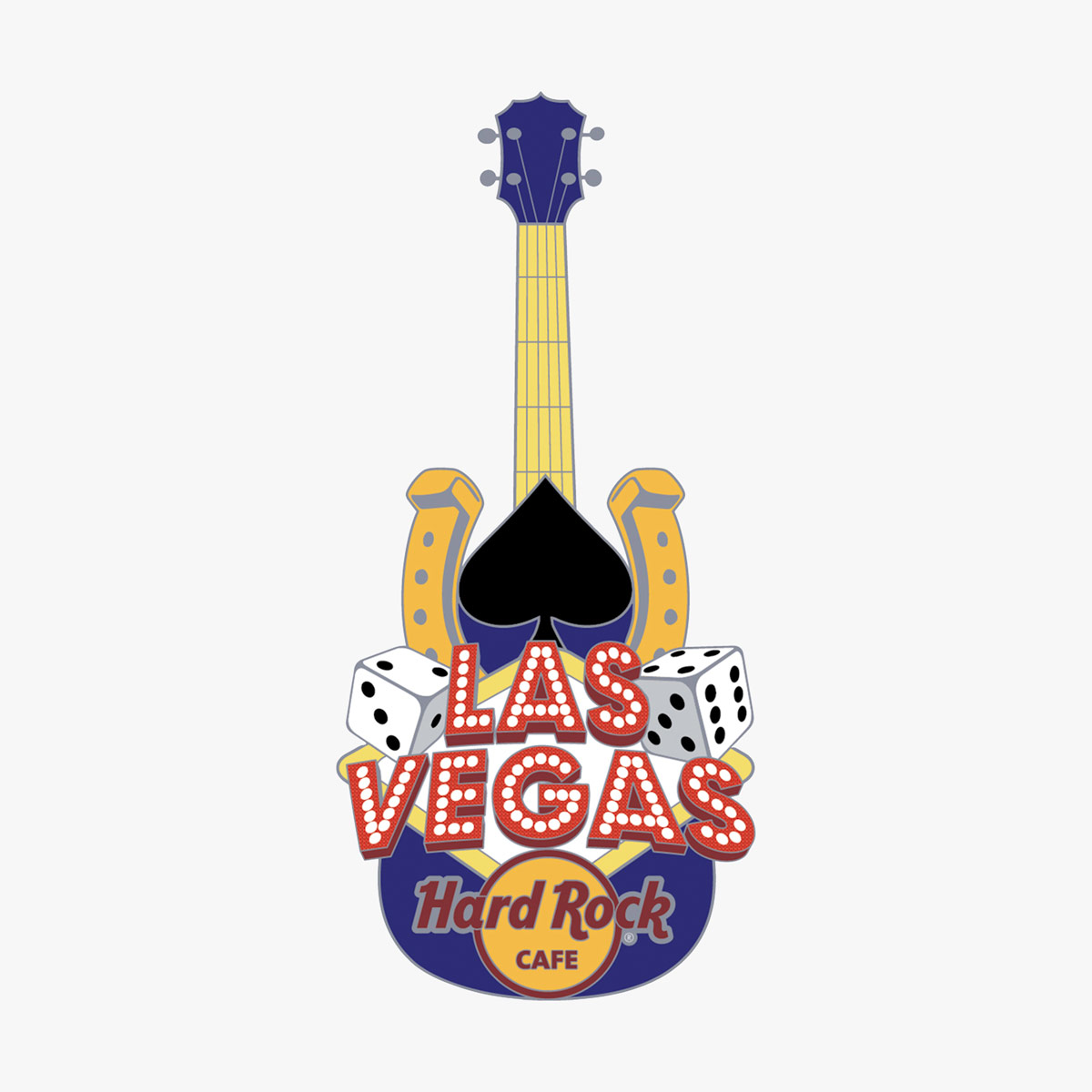 Limited Edition Landmark Guitar Pin image number 1